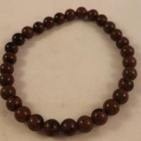 0201 bracelet obsidienne marron 2 