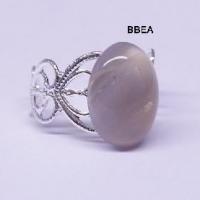 Bague agate grise 2 