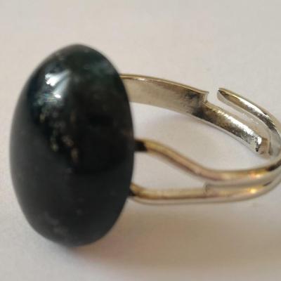 Bague agate mousse 1 