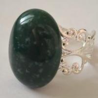 Bague agate mousse 2 2