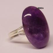 Bague amethyste ovale 18x24mm fine 5 