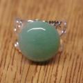 Bague aventurine verte 15mm 5