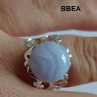 Bague calcedoine bleue 4 2