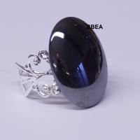 Bague hematite 18x25mm epaisee 1 