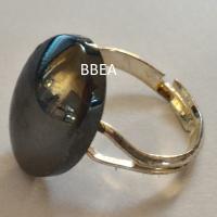 Bague hematite 5 1