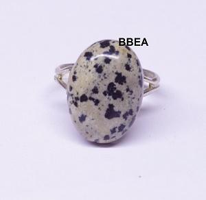 Bague jaspe dalmatien 5 1