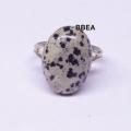 Bague jaspe dalmatien 5 1