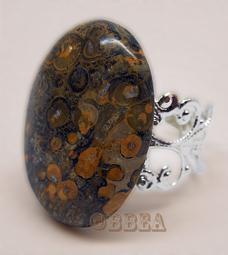 Bague jaspe picasso 4023