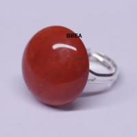 Bague jaspe rouge 20mm fine 1 