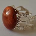 Bague jaspe rouge