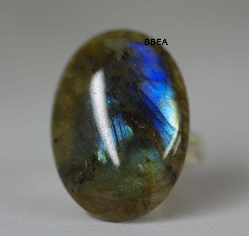 Bague labradorite 33