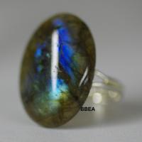 Bague labradorite 35 