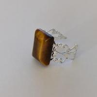 Bague oeil de tigre 2 3