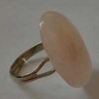 Bague quartz rose 3 