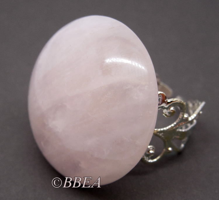 Bague quartz rose 3495