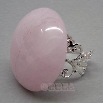 Bague quartz rose 4002