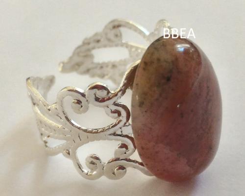 Bague rhodocrosite 2