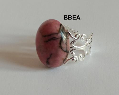 Bague rhodonite