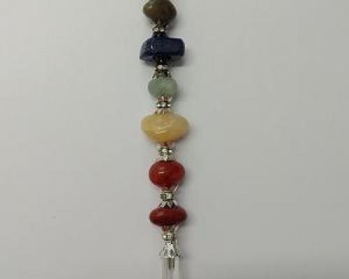 Baton d energie 7 chakras et cristal de roche 2 1