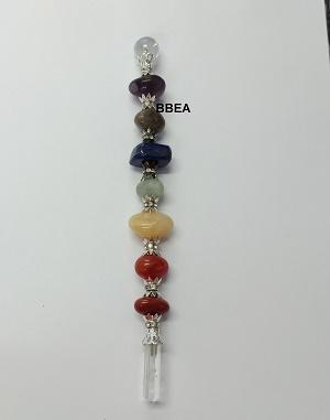Baton d energie 7 chakras et cristal de roche 3 1