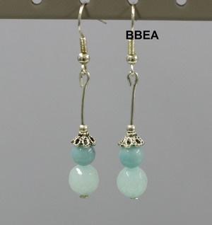 Boucles amazonite 2 1