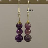 Boucles amethyste 5 