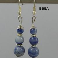 Boucles aventurine bleue 1