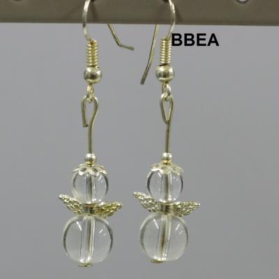 Boucles cristal de roche 2 