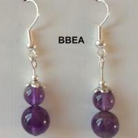 Boucles d oreille amethyste 3 1