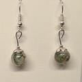 Boucles d oreilles agate arbre