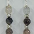 Boucles d oreilles agate