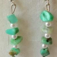 Boucles d oreilles amazonite 2 1