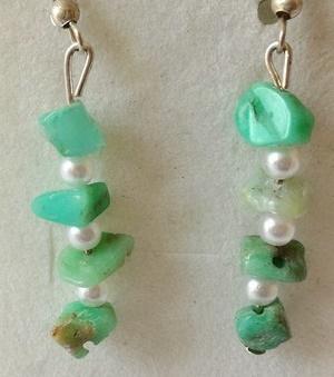 Boucles d oreilles amazonite 2 1