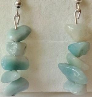 Boucles d oreilles amazonite 3 1
