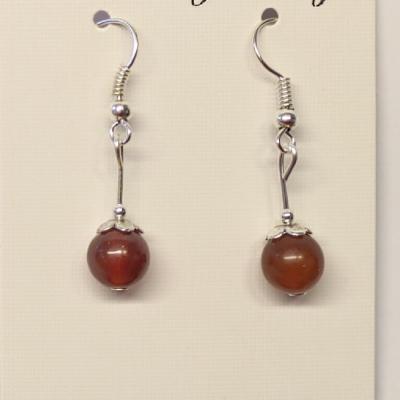 Boucles d oreilles ambre 2
