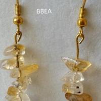 Boucles d oreilles citrine 2 2