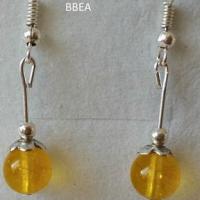 Boucles d oreilles citrine 3 3