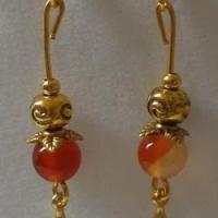 Boucles d oreilles cornaline 1 2