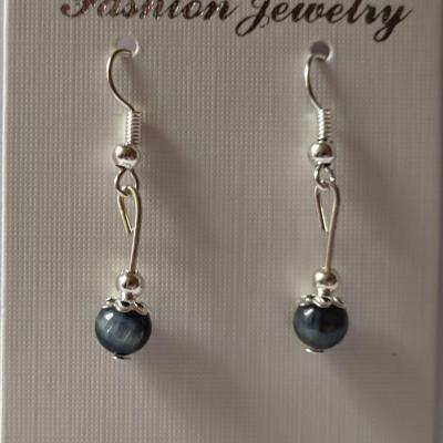 Boucles d oreilles cyanite
