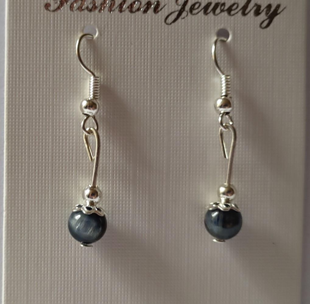 Boucles d oreilles cyanite