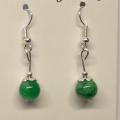 Boucles d oreilles emeraude