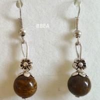 Boucles d oreilles en bronzite 2 1