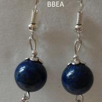 Boucles d oreilles en lapis lazuli 2 