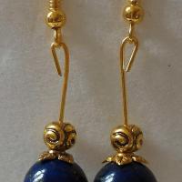 Boucles d oreilles en lapis lazuli 4 
