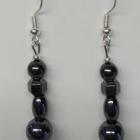 Boucles d oreilles hematite 1 