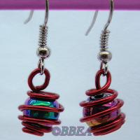 Boucles d oreilles hematite 3659