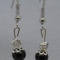 Boucles d oreilles hematite 3703