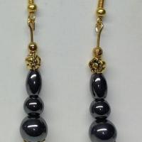 Boucles d oreilles hematite 6 2