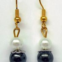 Boucles d oreilles hematite3180