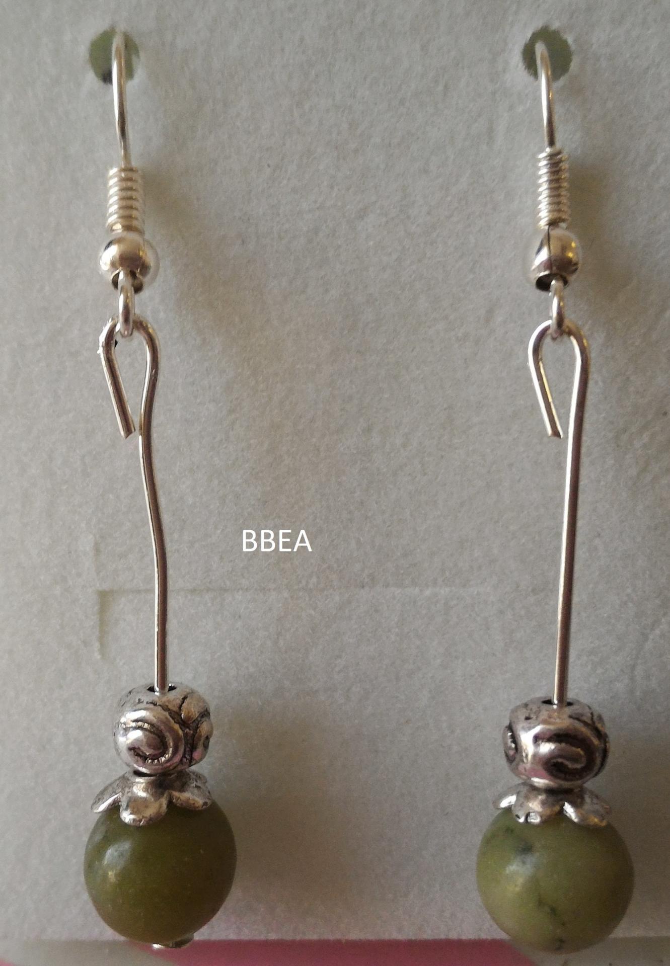 Boucles d oreilles jade 1